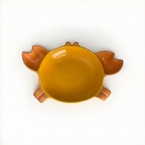 2005 Target Home Crab Large Serving Dish Vintage Platter Bowl Dip Orange Beach - Picture 6 of 16